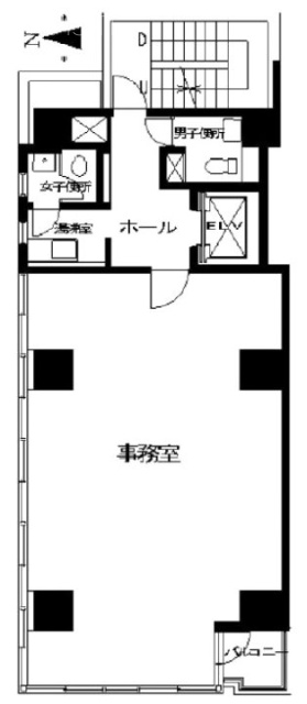 錦糸町ミハマビル2F 間取り図