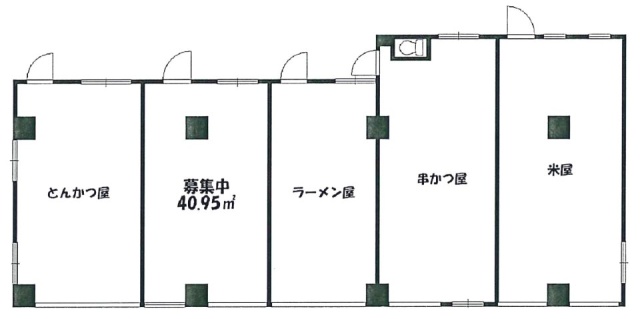 ファミリーナタマⅠビルB 間取り図