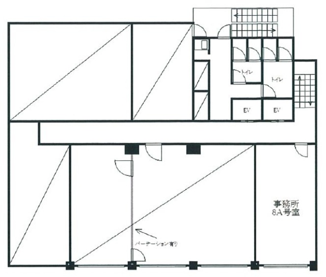 東京家具会館A 間取り図