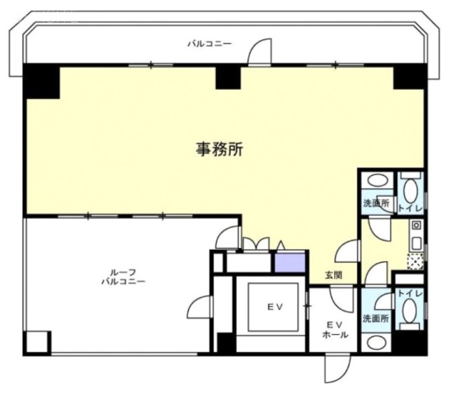 KMビル8F 間取り図