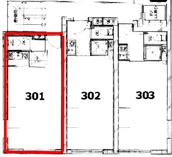 Ceder Terrace番町301 間取り図