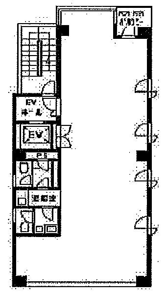 友輪ビル2F 間取り図