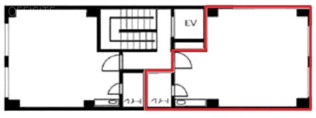 高野第1ビル6F 間取り図