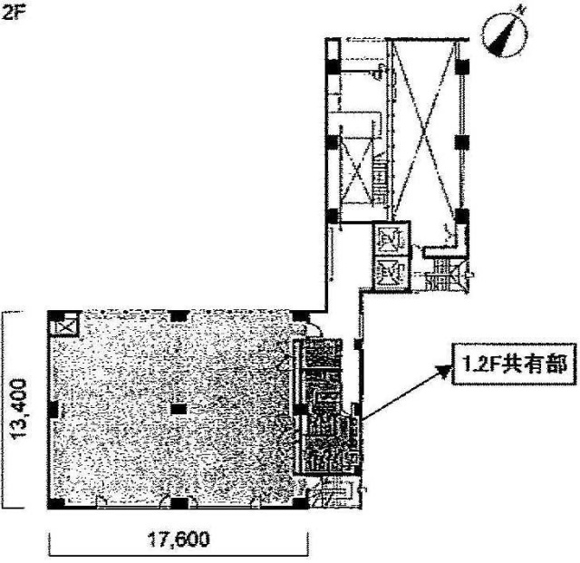 EDGE水天宮2F 間取り図