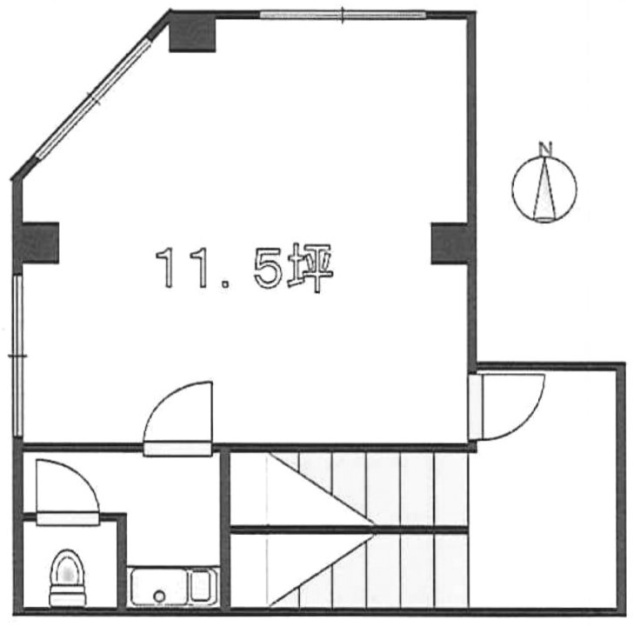 徳仙ビル302 間取り図