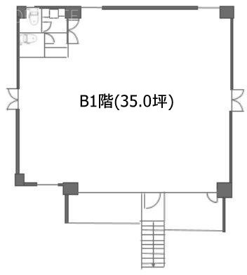 アヴニール高輪B1F 間取り図