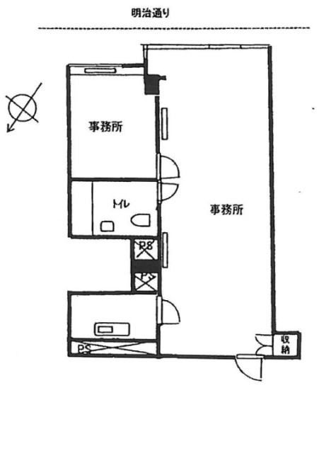 オリンピアアネックスビル504 間取り図