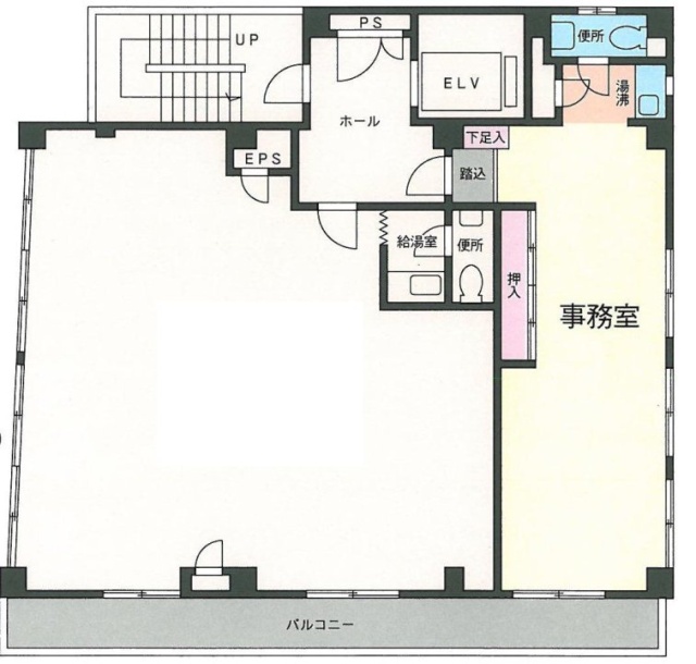 ISAビル8F 間取り図