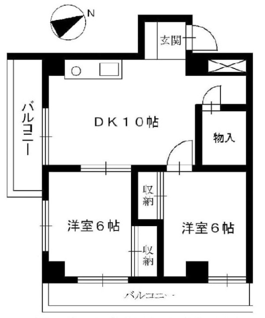 三共富士見ビル602 間取り図