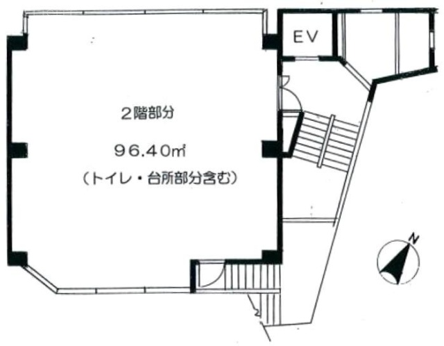 TH代々木ビル2F 間取り図