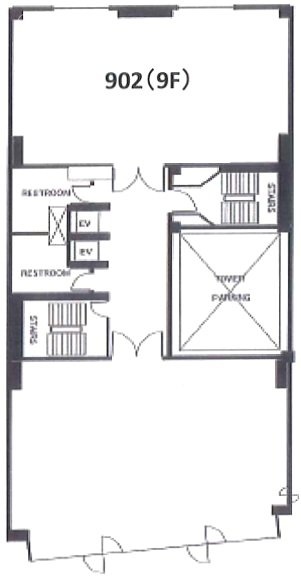 外濠スカイビル902 間取り図