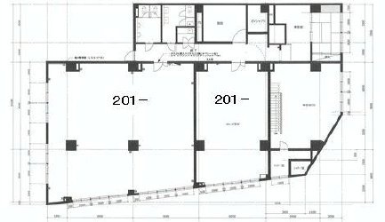 中央ビル201-1 間取り図