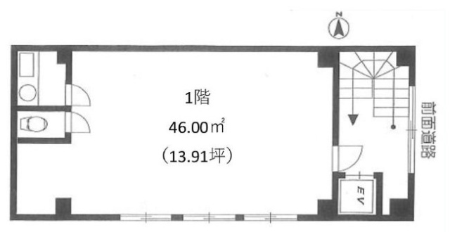大貫ビル1F 間取り図