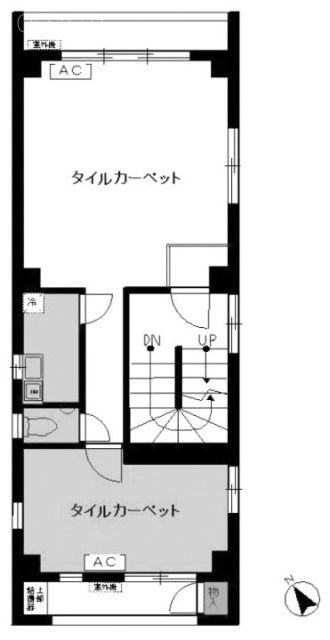 多喜川ビル2F 間取り図