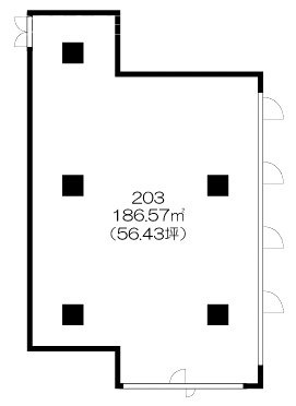 ストークタワー大通り公園Ⅲ203 間取り図