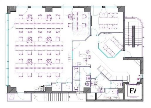 水道橋フロント2F 間取り図