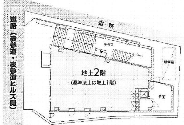STAGE1表参道ビル2F 間取り図