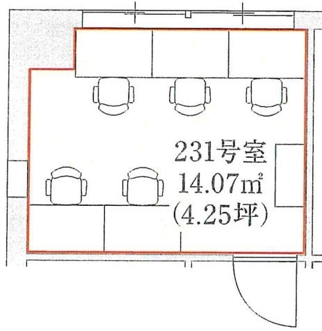 BIZ SMART 青山231 間取り図