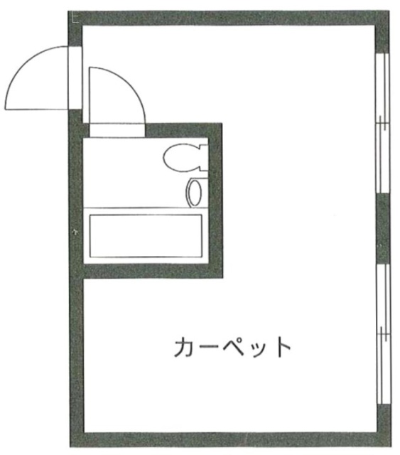 赤坂レジデンシャルホテル259 間取り図