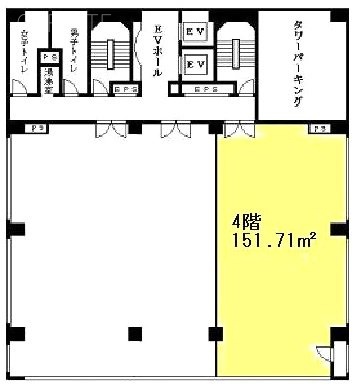 横浜HSビル4F 間取り図