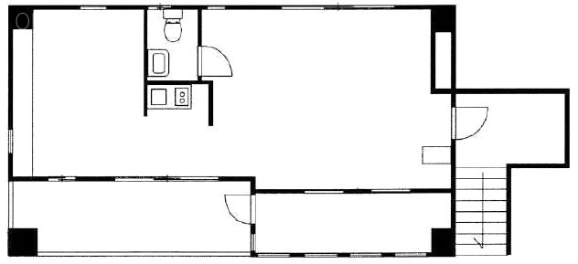 ベル赤坂5F 間取り図