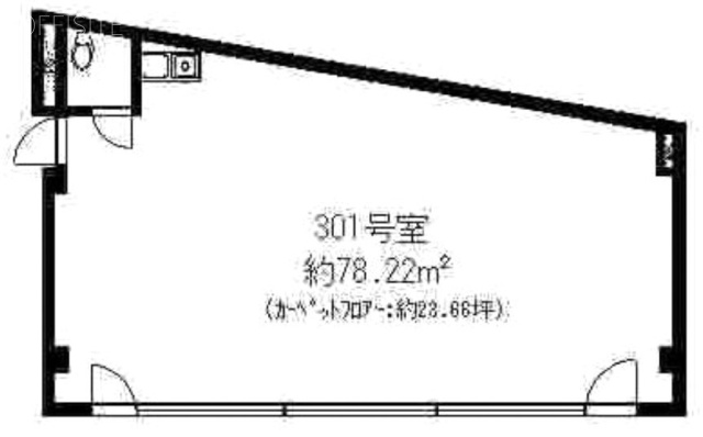 第2天台ビル301 間取り図