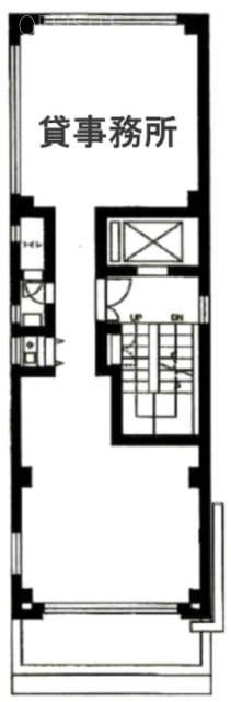 オフィスAビル5F 間取り図