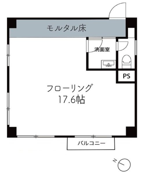 小倉ビル502 間取り図