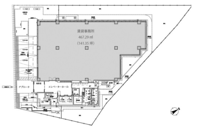 睦ビル二子玉川1F 間取り図