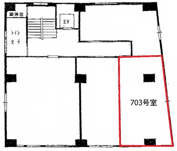 友野本社ビル703 間取り図