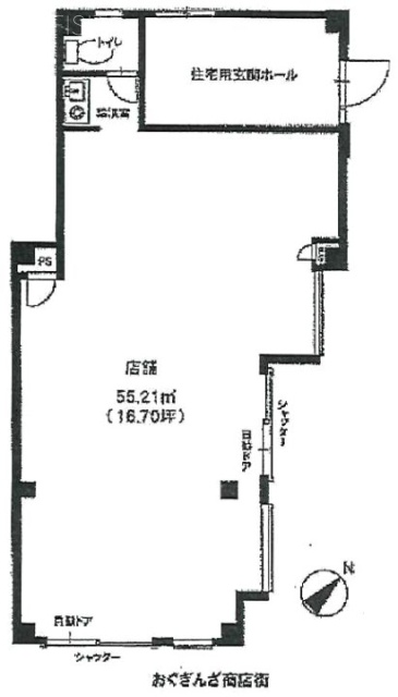 青葉ビル1F 間取り図