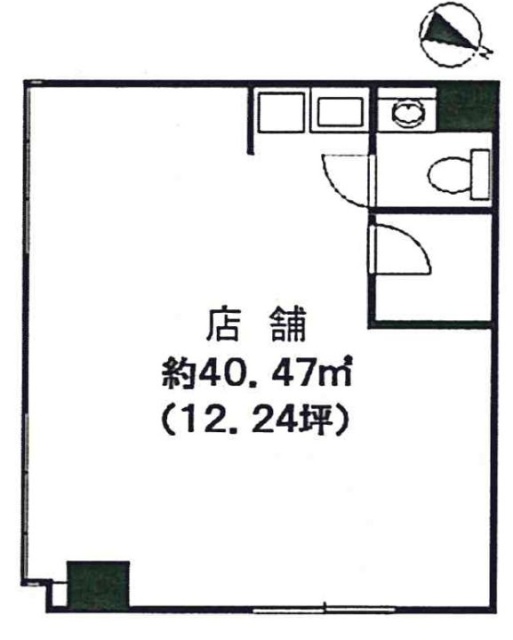 FLEX西八王子ビル101 間取り図