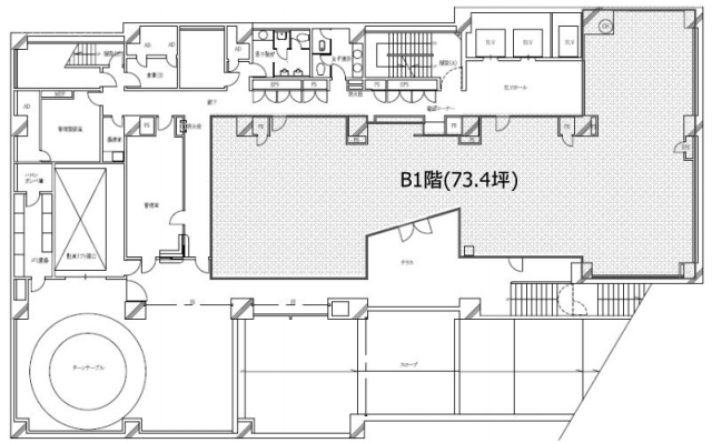 中央ビルB1F 間取り図