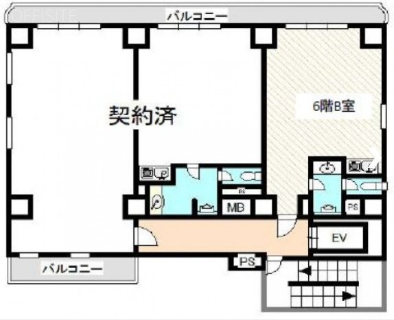 ロイクラトン四谷B 間取り図