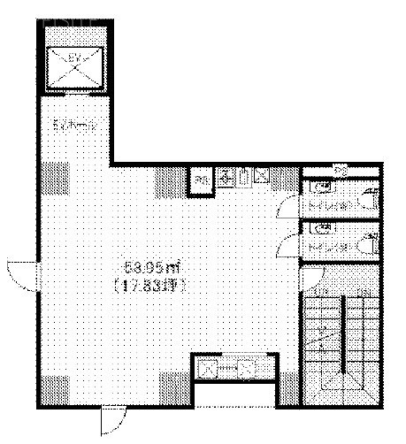 ACN八丁堀Garden5F 間取り図