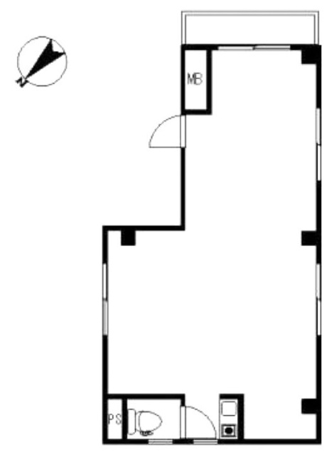 佑和千石ビル6F 間取り図