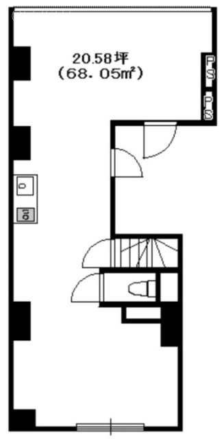 YKO1F 間取り図