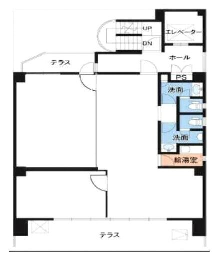 ラシーヌ一番町8F 間取り図