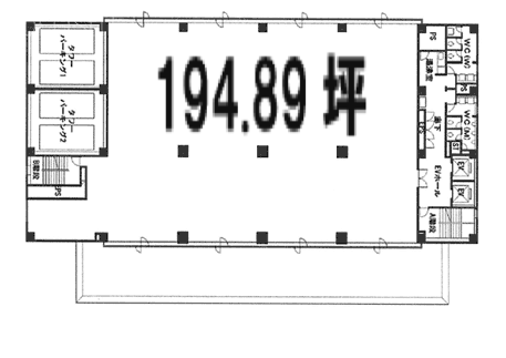 横浜ウエストサイドビル8F 間取り図