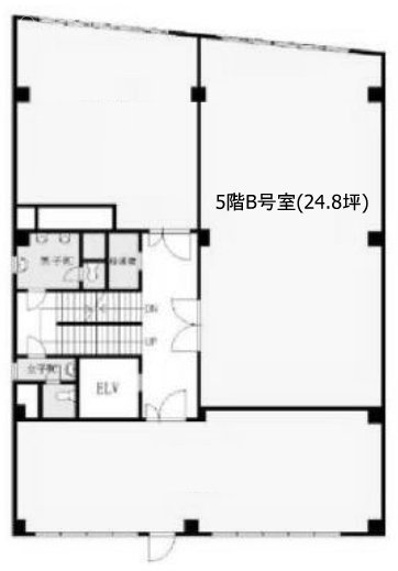 小浦第一ビルB 間取り図