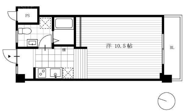 グリーンテラス305 間取り図