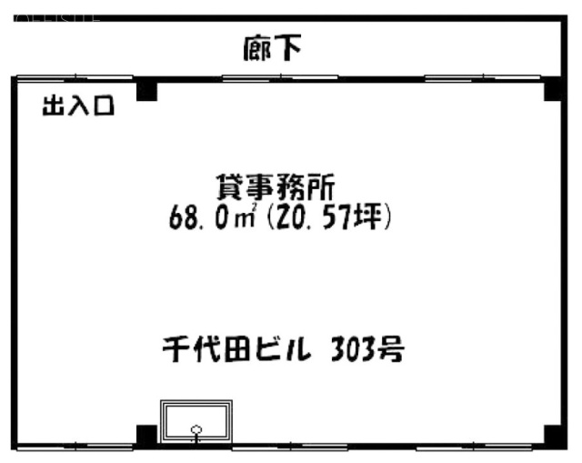 千代田ビル303 間取り図