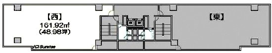 廣瀬第2ビル西 間取り図