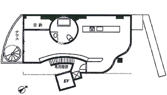 クレアトゥール6F 間取り図