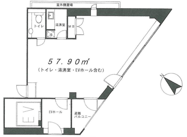 アイピー第1ビルA 間取り図