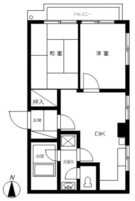 池之端ヒロ・ハイツ701 間取り図