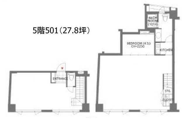 六本木イグノポール501 間取り図