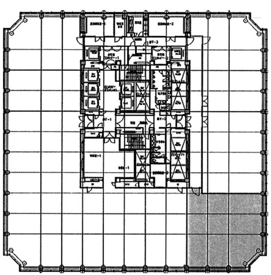 愛宕グリーンヒルズMORIタワー21F 間取り図