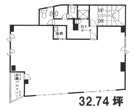 広瀬ビル2F 間取り図