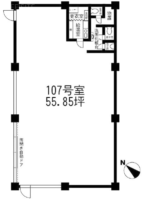 タカソープラザビル107 間取り図